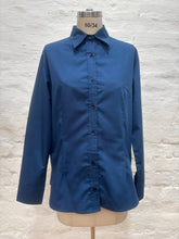 Load image into Gallery viewer, DZ LADIES Managers Long Sleeve Navy Shirt
