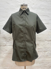 Load image into Gallery viewer, DZ LADIES Managers Short Sleeve Shirt -Sage or Charcoal
