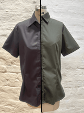 Load image into Gallery viewer, DZ LADIES Managers Short Sleeve Shirt -Sage or Charcoal
